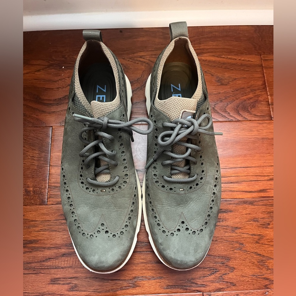 Cole Haan Men’s Zero Grand Wingtip shoes. Size 10.